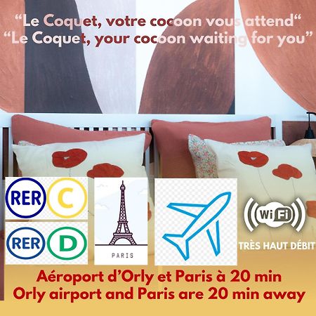 Le Coquet A 20Min De Paris Et De L'Aeroport D'Orly Apartment Juvisy-sur-Orge Exterior photo